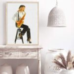 Beautiful-Girl-Playing-Saxophone-Canvas-Art-Painting-Print